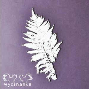 Tekturka Wycinanka Look Around - Liść Paproci